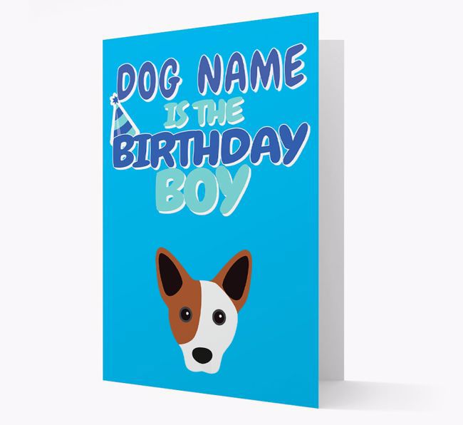 'Birthday Boy' Card with {breedFullName} Icon